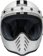 BELL Moto-3 Helmet - Steve McQueen Gloss White/Black - Extra