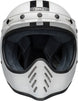 BELL Moto-3 Helmet - Steve McQueen Gloss White/Black - Extra