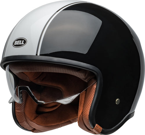 BELL TX501 Helmet - Rally Gloss Black/White - Extra