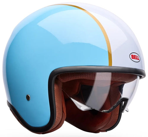 BELL TX501 Helmet - Rally Blue/White - Extra