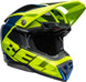 BELL Moto-10 Spherical Helmet - Sliced Matte/Gloss Retina/Blue - Extra