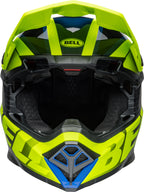 BELL Moto-10 Spherical Helmet - Sliced Matte/Gloss Retina/Blue - Extra