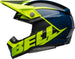 BELL Moto-10 Spherical Helmet - Sliced Matte/Gloss Retina/Blue - Extra