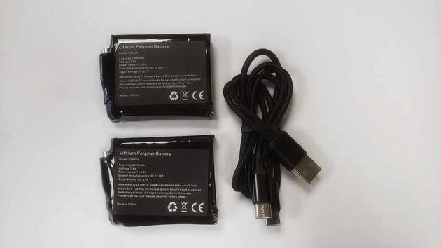 RST Battery and Charger Cable Set For Heated Gloves - Extra