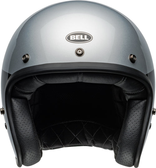 BELL Custom 500 Helmet - Chassis Gloss Silver Black - Extra