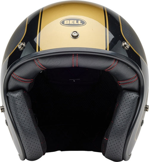BELL Custom 500 Carbon Helmet - RSD Checkmate Matte Gloss Black/Gold - Extra