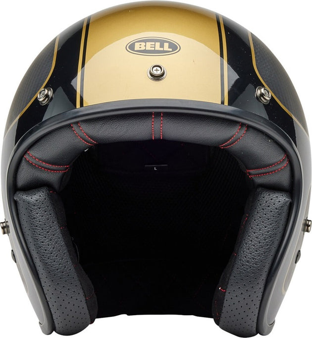 BELL Custom 500 Carbon Helmet - RSD Checkmate Matte Gloss Black/Gold - Extra