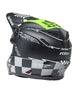 BELL Moto-9S Flex Helmet - Fasthouse Smoke Bomb Matte Gloss Black/HiViz Yellow - Extra