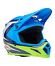 BELL MX-9 Mips Helmet - Jackal Gloss Blue/Hi-Viz Yellow - Extra