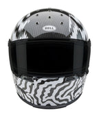 BELL Eliminator Carbon Helmet - Deathspray Gloss Black/White/Black - Extra
