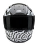 BELL Eliminator Carbon Helmet - Deathspray Gloss Black/White/Black - Extra