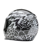 BELL Eliminator Carbon Helmet - Deathspray Gloss Black/White/Black - Extra