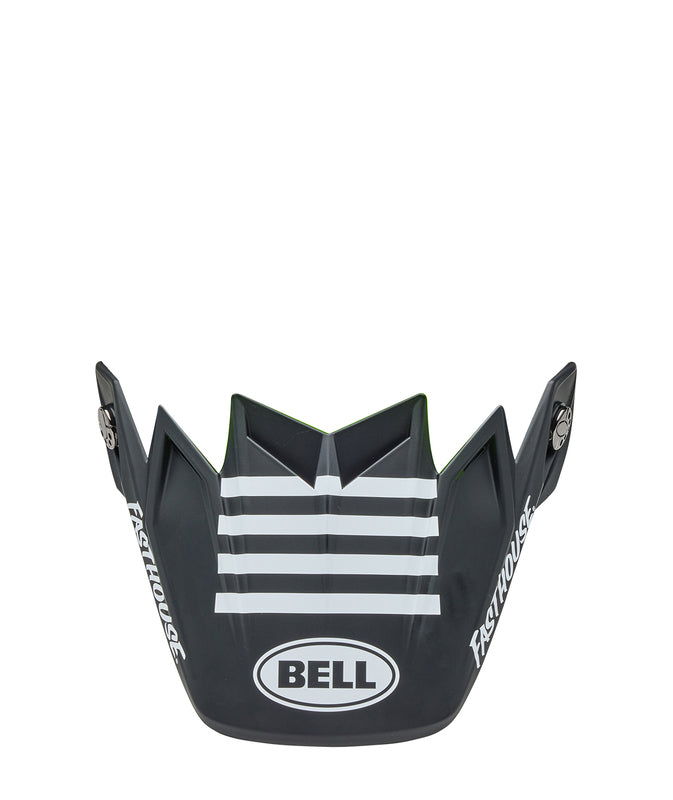 BELL Moto-9S Flex Peak -  Fasthouse Smoke Bomb Matte Gloss Black/HiViz Yellow - Main
