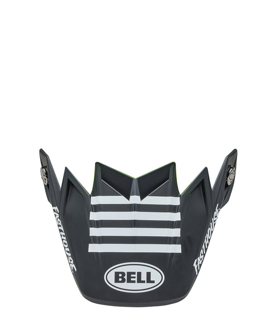 BELL Moto-9S Flex Peak -  Fasthouse Smoke Bomb Matte Gloss Black/HiViz Yellow - Main