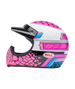 BELL Moto-3 Helmet - Deathspray Gloss Pink Purple - Extra