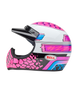 BELL Moto-3 Helmet - Deathspray Gloss Pink Purple - Extra
