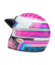 BELL Moto-3 Helmet - Deathspray Gloss Pink Purple - Extra