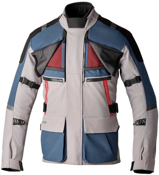 RST Pro Series Vulcan CE Textile Jacket - Silver/Blue - Extra