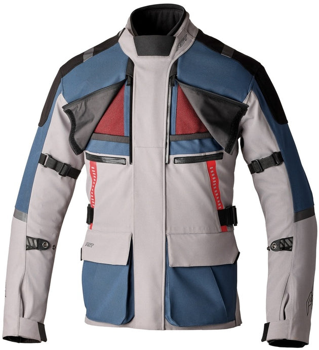 RST Pro Series Vulcan CE Textile Jacket - Silver/Blue - Extra