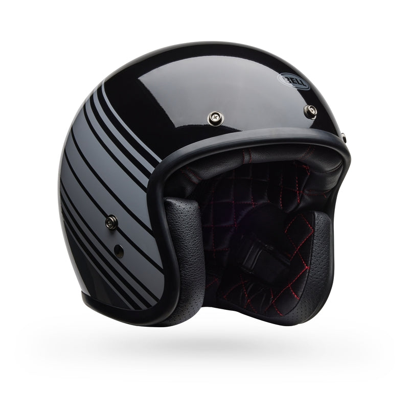 BELL Custom 500 Helmet - Edge Gloss Metallic Black/Gray - Extra