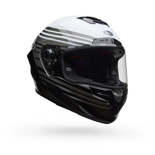 BELL Race Star DLX Flex Helmet - Dash Gloss White/Black - Extra