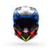 BELL Moto-10 Spherical Helmet - Pro Circuit 25 Gloss Blue/White - Extra