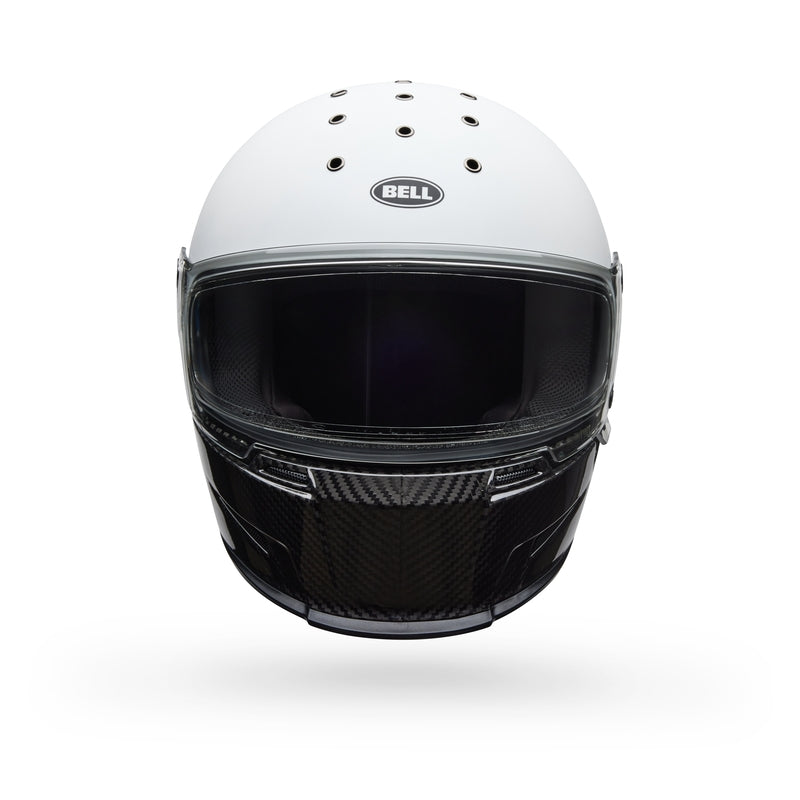 BELL Eliminator Carbon Helmet - Diverge Matte/Gloss White/Black - Extra