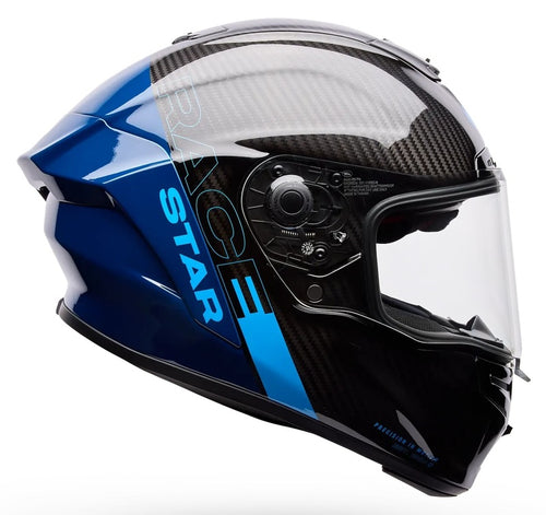 BELL Race Star DLX Flex Helmet - Strike Blue - Extra