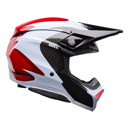 BELL Moto-10 Spherical Helmet - Fluid Black/Red - Extra