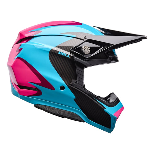 BELL Moto-10 Spherical Helmet - Fluid Green Pink - Extra