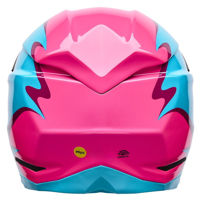 BELL Moto-10 Spherical Helmet - Fluid Green Pink - Extra