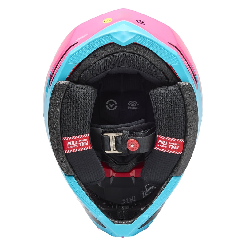 BELL Moto-10 Spherical Helmet - Fluid Green Pink - Extra