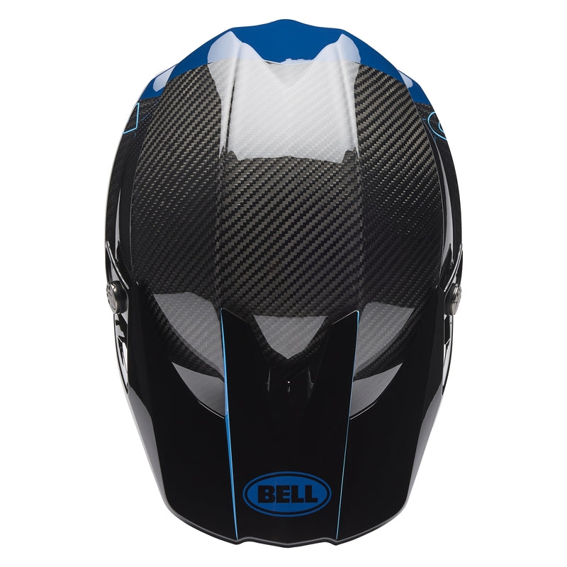 BELL Moto-10 Spherical Helmet - Strike Blue - Extra