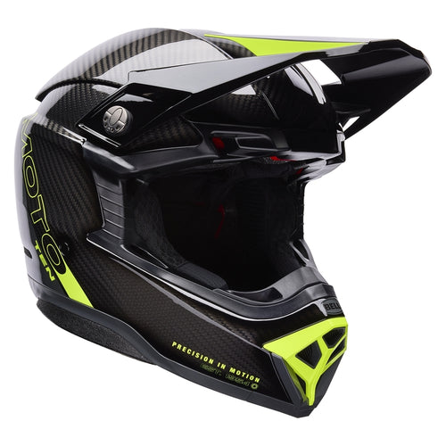 BELL Moto-10 Spherical Helmet - Strike Yellow/Grey - Extra