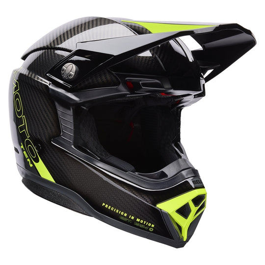 BELL Moto-10 Spherical Helmet - Strike Yellow/Grey - Extra