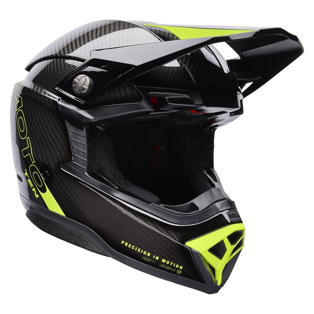BELL Moto-10 Spherical Helmet - Strike Yellow/Grey - Extra