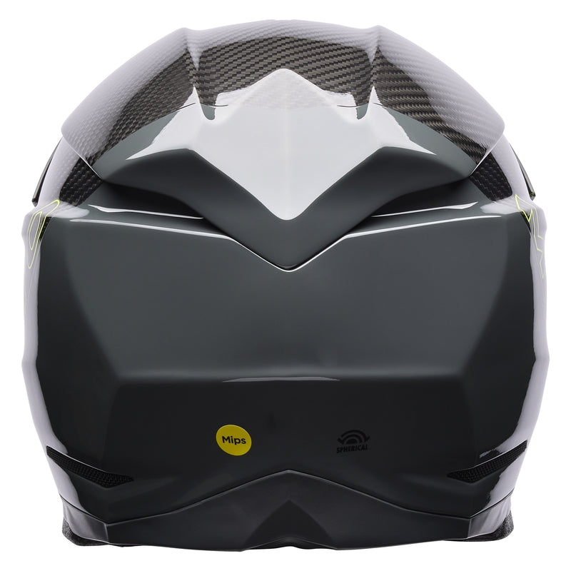 BELL Moto-10 Spherical Helmet - Strike Yellow/Grey - Extra