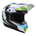 BELL Moto-10 Spherical Helmet - Grid White/Blue - Extra
