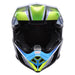 BELL Moto-10 Spherical Helmet - Grid White/Blue - Extra