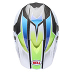BELL Moto-10 Spherical Helmet - Grid White/Blue - Extra