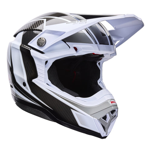 BELL Moto-10 Spherical Helmet - Grid White/Black/Grey - Extra