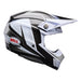 BELL Moto-10 Spherical Helmet - Grid White/Black/Grey - Extra