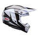 BELL Moto-10 Spherical Helmet - Grid White/Black/Grey - Extra