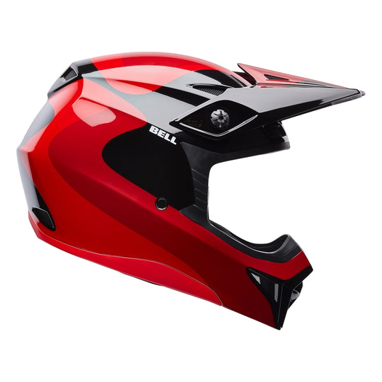 BELL MX-10 Mips Helmet - Wave Red/Black - Extra