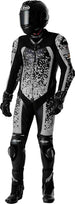 RST Pro Series D3O Airbag Leather Suit - Black/Silver - Extra
