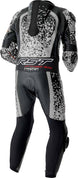 RST Pro Series D3O Airbag Leather Suit - Black/Silver - Extra