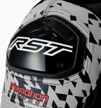 RST Pro Series D3O Airbag Leather Suit - Black/Silver - Extra