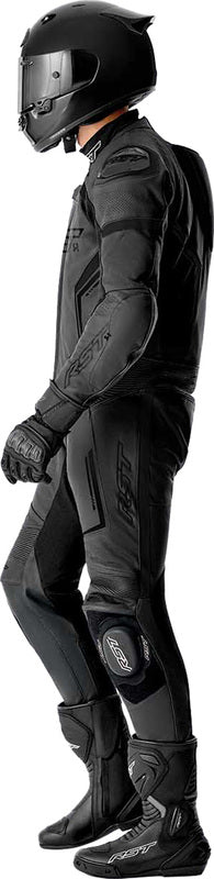 RST S1 D3O Leather Suit - Black - Extra