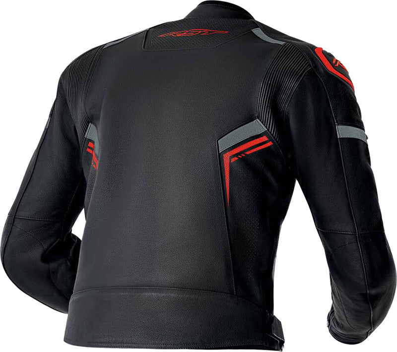 RST S1 D3O Leather Jacket - Black/Red - Extra