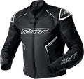 RST S1 D3O Leather Jacket - Black/White - Main